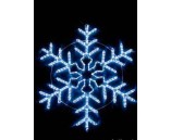 Световая фигура "Большая Снежинка" синяя, 95х95 см