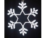 Светодиодная "Снежинка LED", 75х75 см, белая