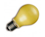 LED Лампа Е27, 5 диодов желтая