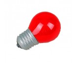 LED Лампа Е27, 5 диодов красная