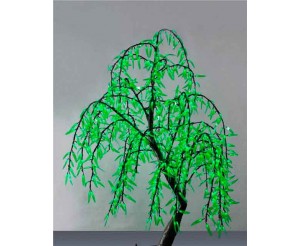 Световое дерево "Ива плакучая" Зеленое, 1.5х0.6 м