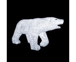 Световая фигура акриловая "Белый медведь", 70х125 см