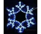 Светодиодная "Снежинка LED", 45х45 см, синяя