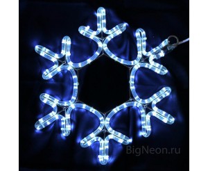 Светодиодная "Снежинка LED", 45х45 см, синяя
