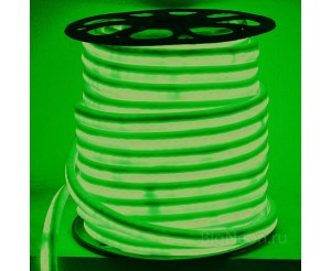 Гибкий неон - LED Neon Flex, цвет зеленый, 16*26мм, цена за 1 м